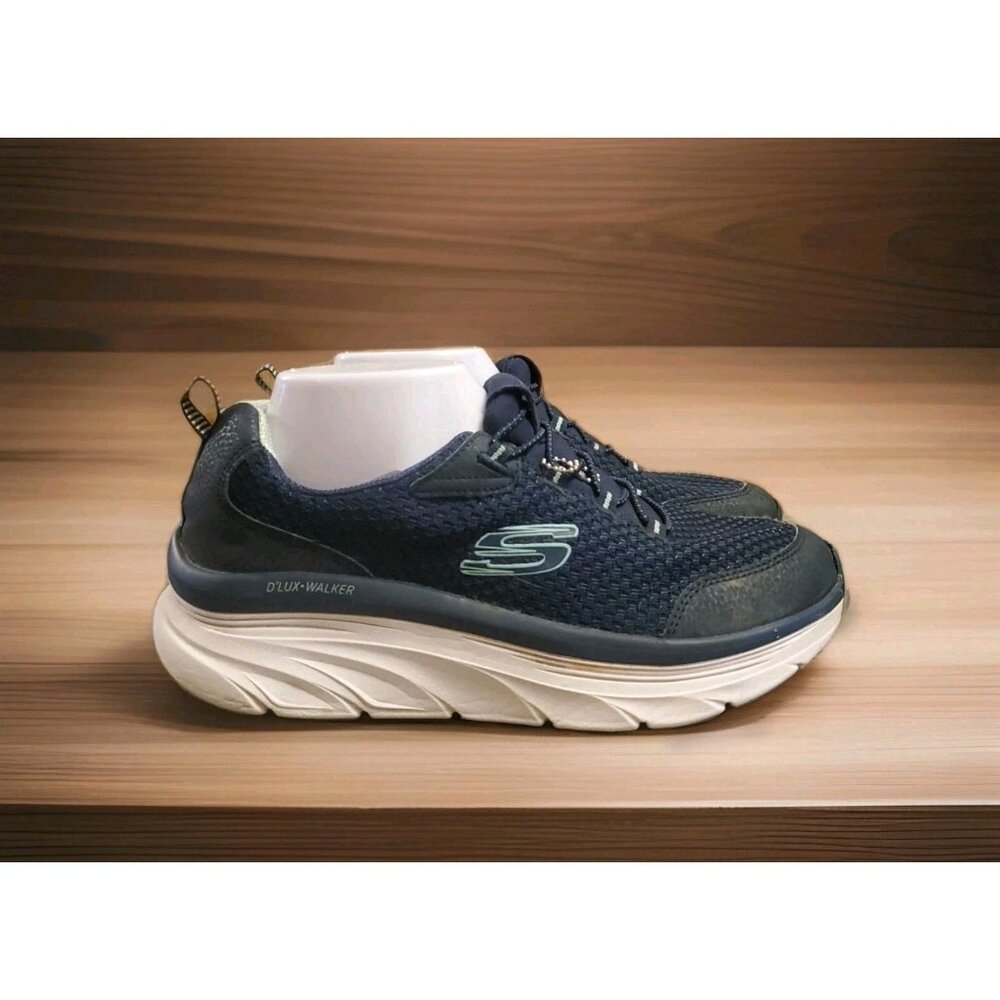 Skechers D'Lux Walker Memory Foam Shoes Women’s Size‎ 8.5 Navy